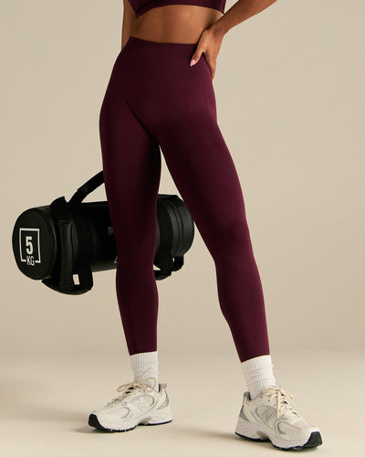 Define 2.0 High Waist Scrunch Leggings | Merlot