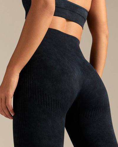 Power High Waist Leggings | Washed Black