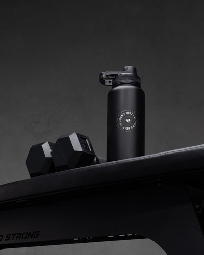 Stainless Steel Sports Bottle | Black