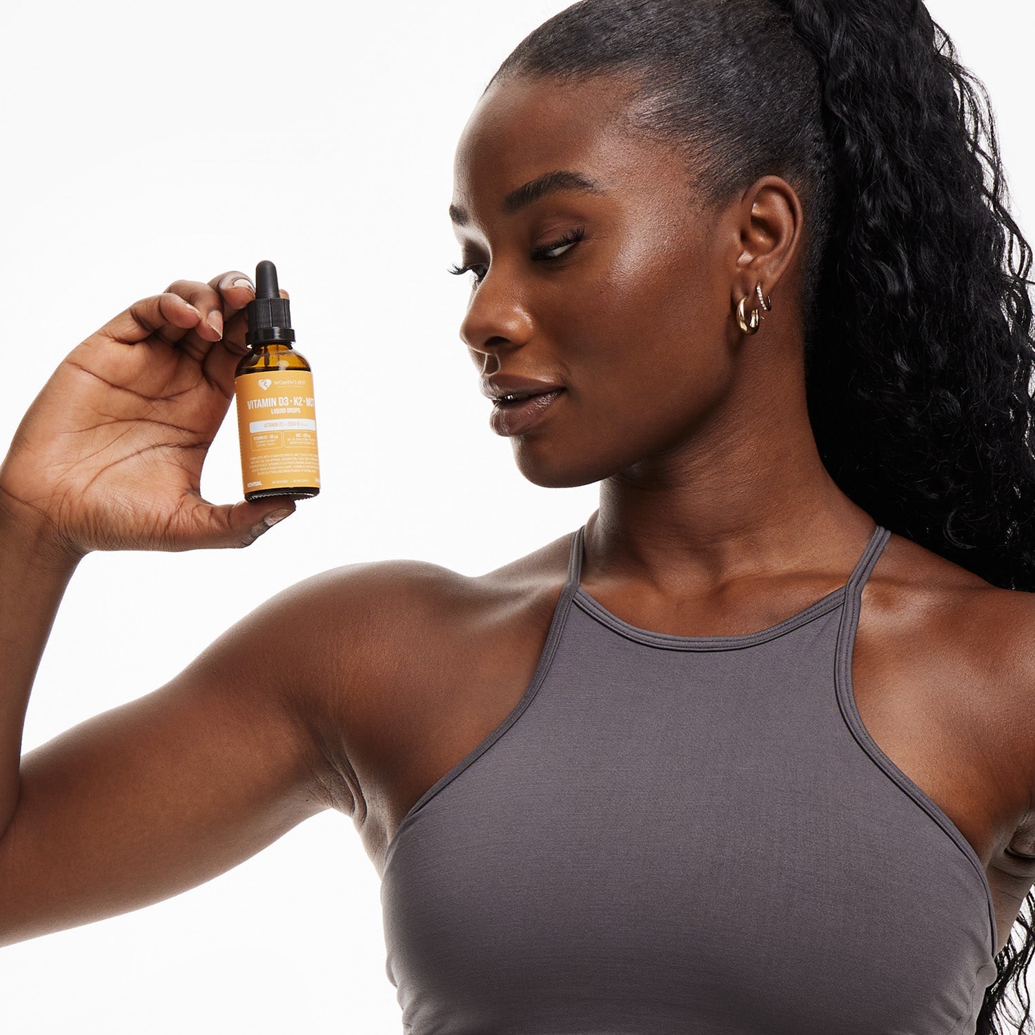 Vitamin D3 + K2 + MCT Liquid Drops (2,000IU)